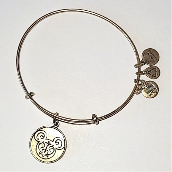ALEX AND ANI MICKEY MOUSE DISNEY CHARM BANGLE BRACELET - Picture 3 of 6